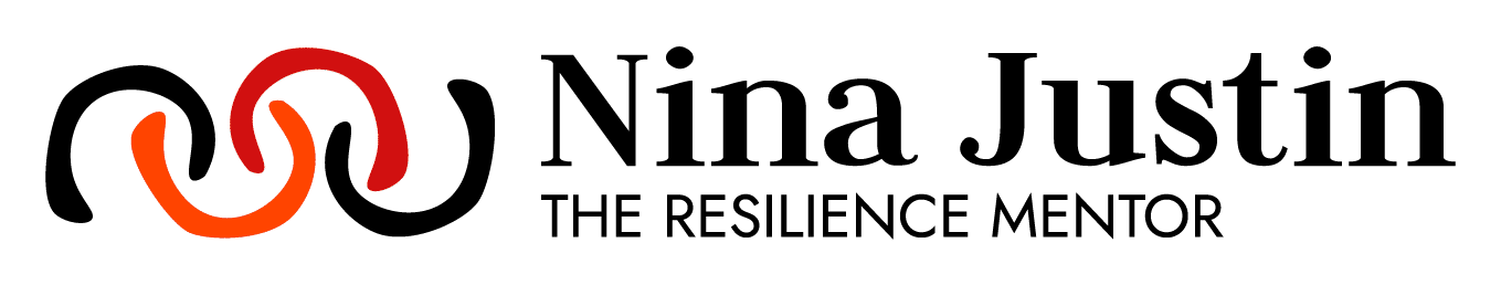 Nina Justin_The resilience mentor_logo_horizontal_black_principal